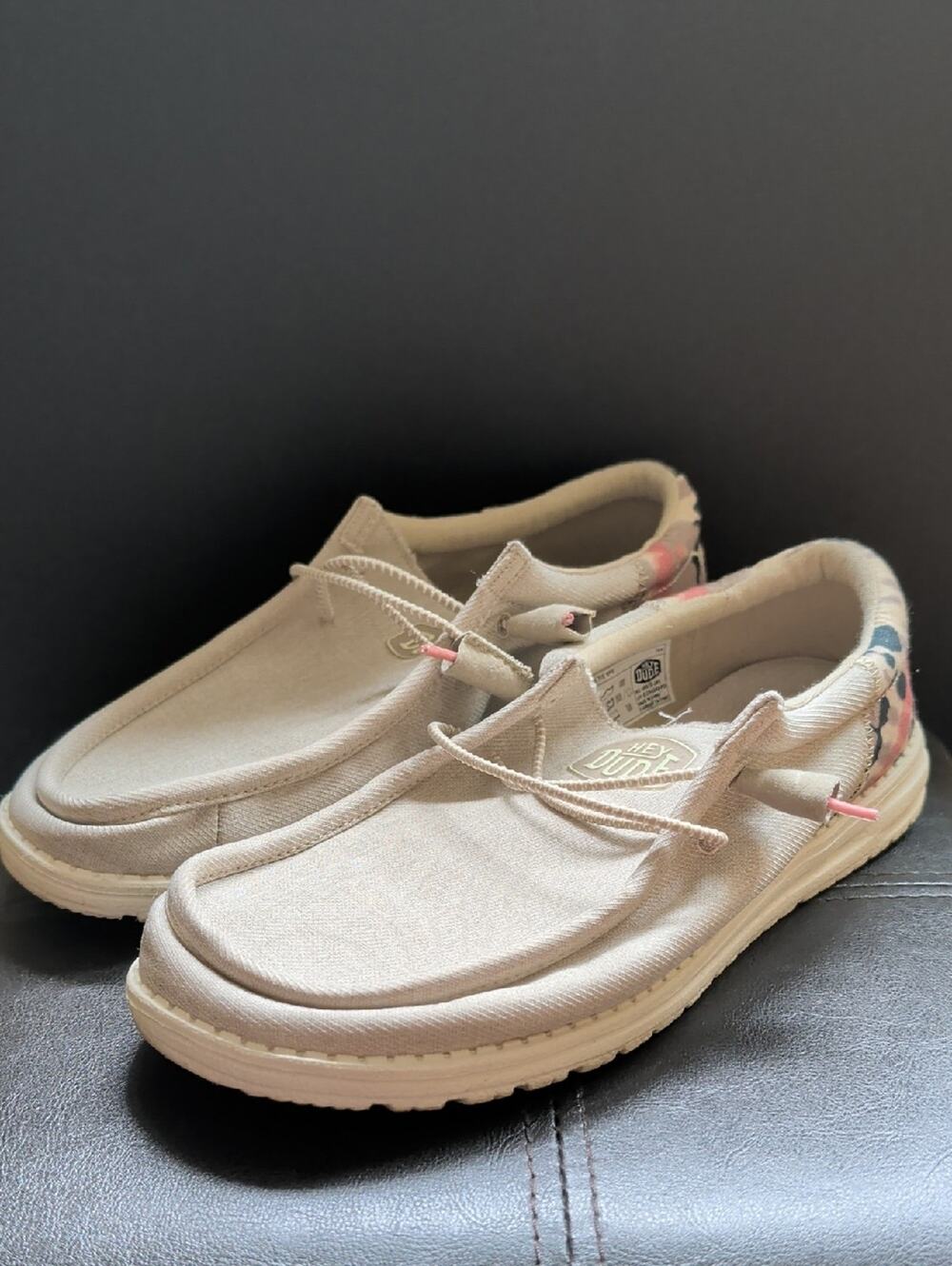 Hey Dude Wally Funk Tie Dye Tan Tie Dye Slip On Comfort Walking Outdoor Sneakers